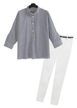 网红黑色格子衬衫套装图,经典复古风潮穿搭指南